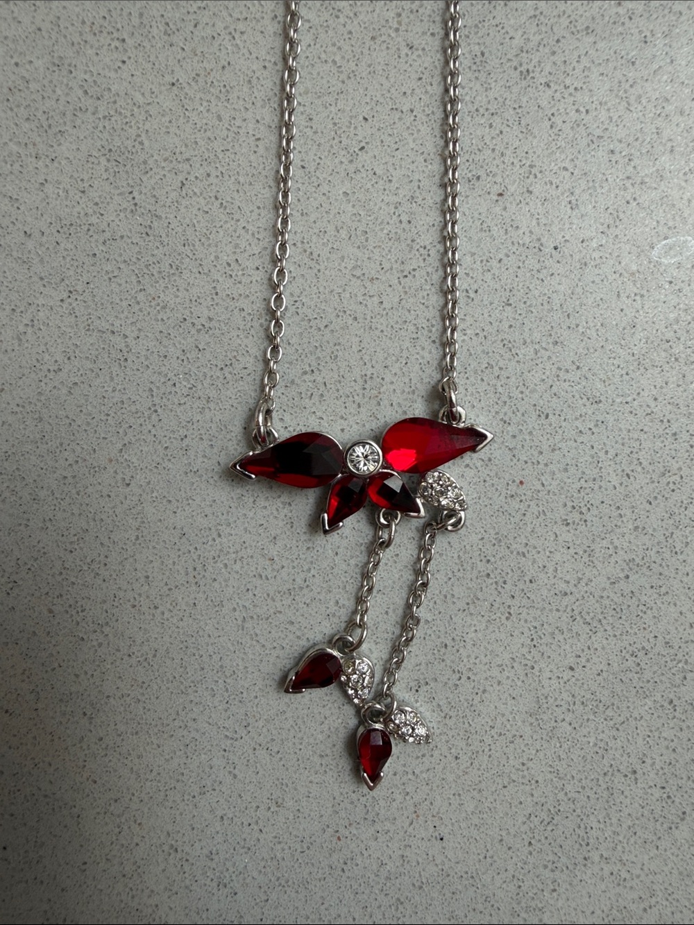 Swarovski Red Crystal Necklace